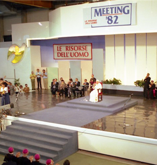 Giovanni Paolo II al Meeting 1982