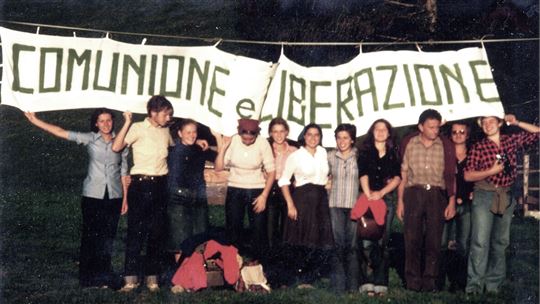 Una festa popolare in Val di Funes nel 1976