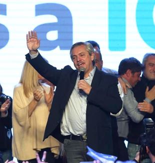 Il neoeletto presidente argentino Alberto Fernández