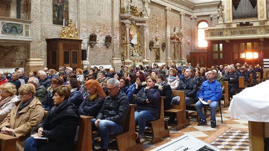 L'assemblea nella chiesa di Ognissanti a Pellestrina, domenica 17 novembre
