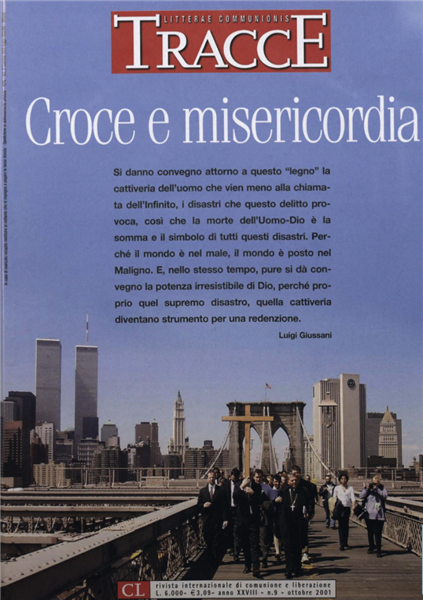 La copertina di ottobre 2001