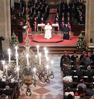 Il Papa nella Cattedrale di San Martino a Bratislava (Foto: Catholic Press Photo)