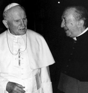 San Giovanni Paolo II e don Giussani (©Fraternità CL)