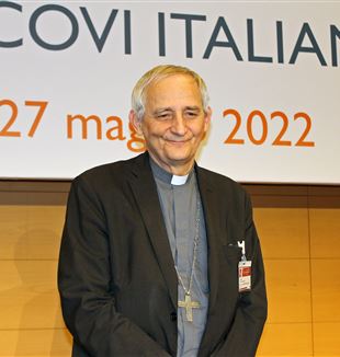 Il cardinale Matteo Zuppi (Foto Ansa)