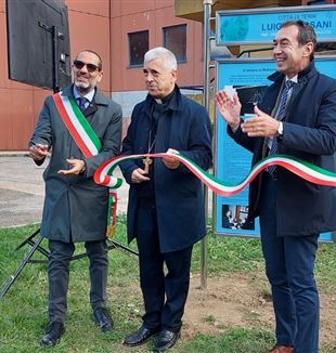 Terni. Il sindaco Leonardo Latini, il vescovo Francesco Antonio Soddu e Cesare Pozzoli
