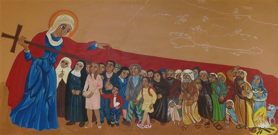 L'opera realizzata da Vignazia per la Carmelite Italian School di Haifa
