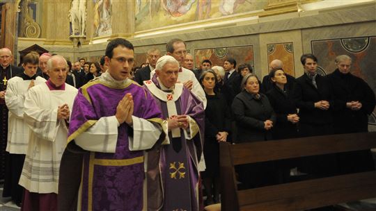 Benedetto XVI alla Messa in suffragio di Emauela Camagni, 2 dicembre 2010