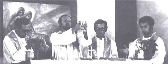 La prima Messa di don Edo, l'11 marzo 1972
