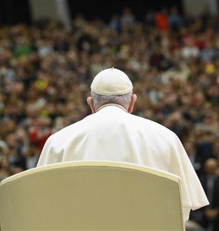 Papa Francesco all'Udienza generale del 15 febbraio (Vatican Media/Catholic Press Photo)