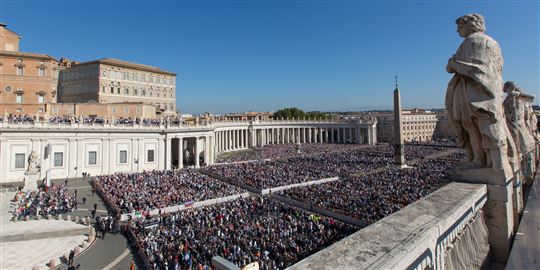 Udienza di papa Francesco a CL, 15 ottobre 2022 (Foto Massimo Quattrucci/Fraternità CL)
