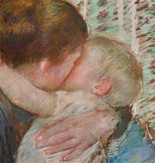Mary Cassatt, "Mother and child" (The goodnight hug)