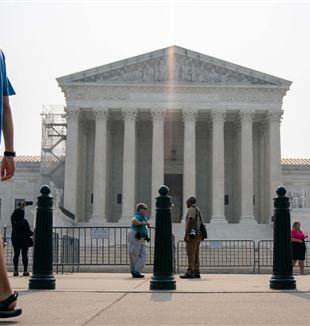 La sede della Corte Suprema USA (Foto: Ansa/Epa/Shawn Thew