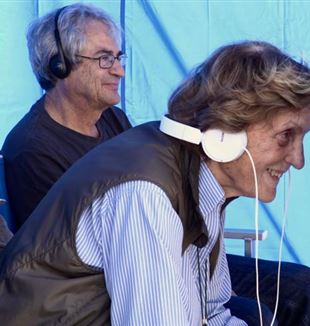 Carlo Rovelli e la regista Liliana Cavani