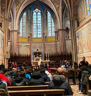 I giessini della Brianza nella Basilica di Assisi