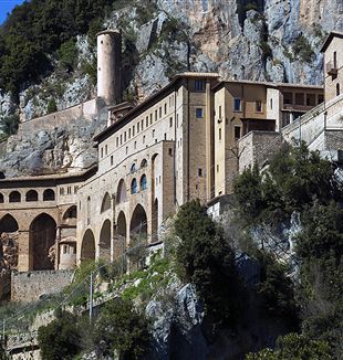 Il monastero di San Benedetto a Subiaco, Roma (Catholic Press Photo)