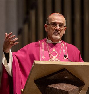 Il cardinale Pierbattista Pizzaballa (Foto Ansa-Zumapress)