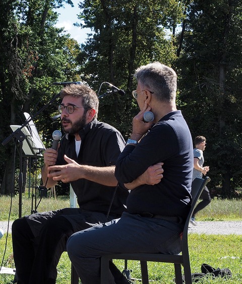 Il momento della testimonianza di don Luca Montini