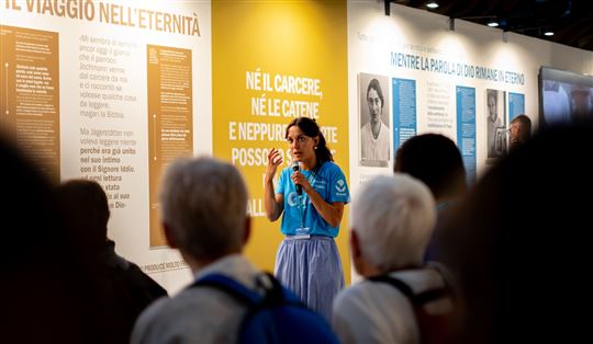 La mostra del Meeting «Non c’è amore più grande» (Foto Archivio Meeting di Rimini)