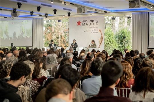 L’incontro con Fabrice Hadjadj (Foto: EncuentroMadrid)